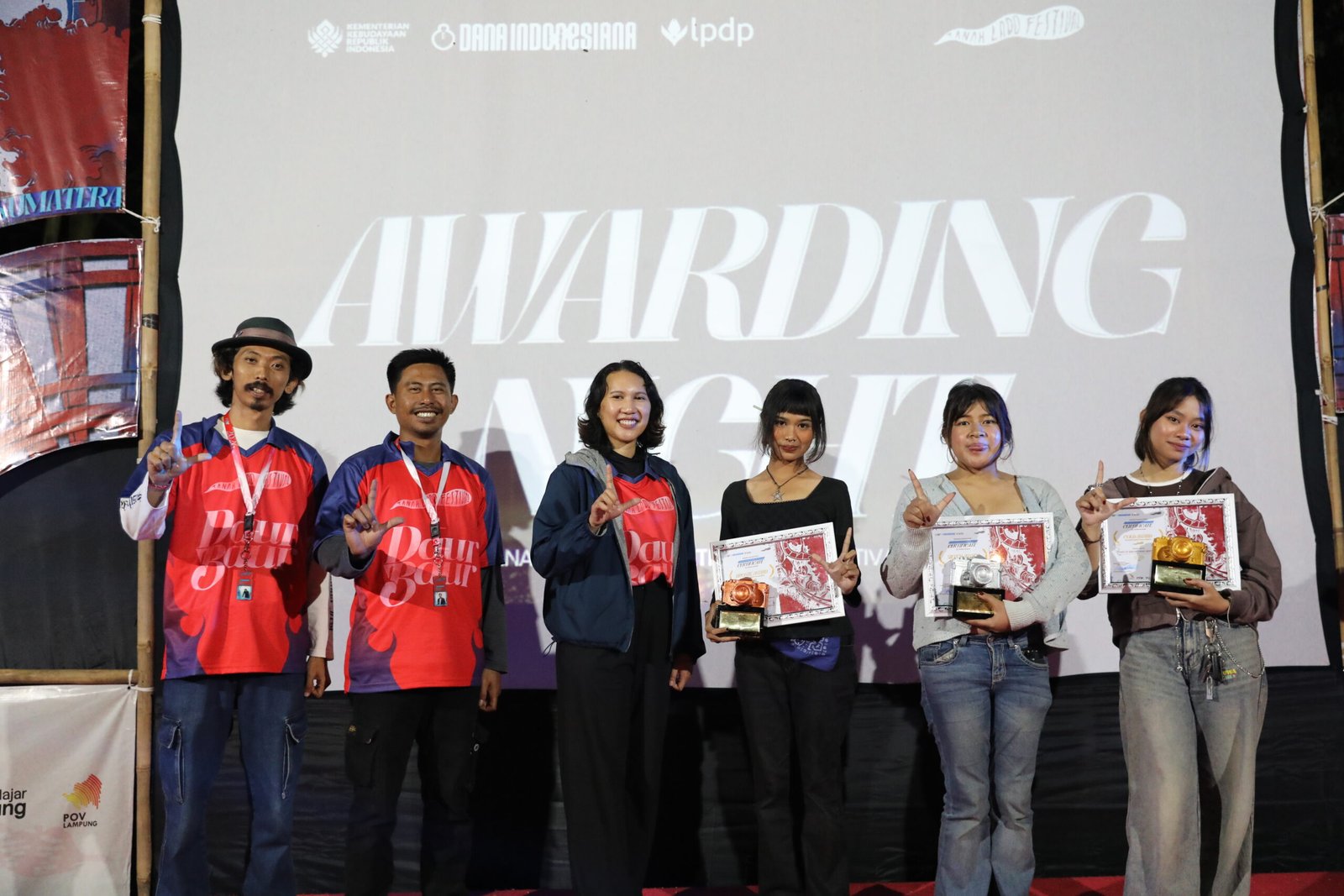 Malam penghargaan Tanah Lado International Film Festival 2026.