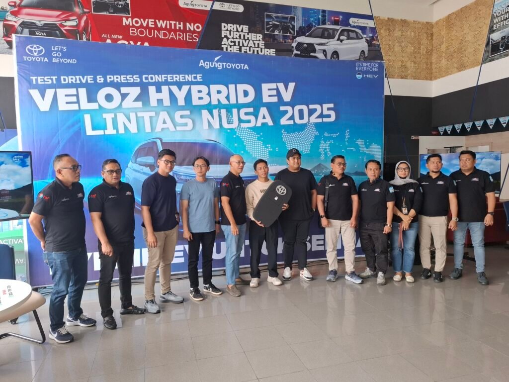 Agung Toyota Jambi Menggelar Gathering dalam Menyambut Veloz Hybrid EV Lintas Nusa di Jambi
