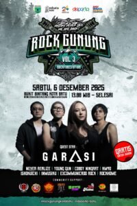 ROCK GUNUNG VOL. 3 – “ROCKFORESTATION” SIAP MENGGETARKAN BUKIT BINTANG KOTA BATU