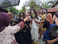 Tradisi Topeng Labu di Kawasan Cagar Budaya Nasional Muaro Jambi Bertahan di Tangan Anak Desa